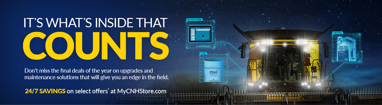 New Holland header with combine